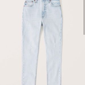 Abercrombie The High Rise Skinny light wash